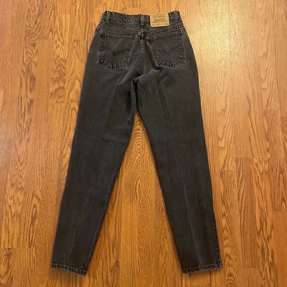 Levi’s 921 Vintage Orange Tag Tapered Fit Tapered Leg Black Jeans Size 10 - Picture 2 of 4